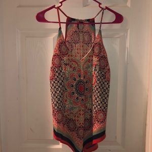 Spaghetti strap tank top